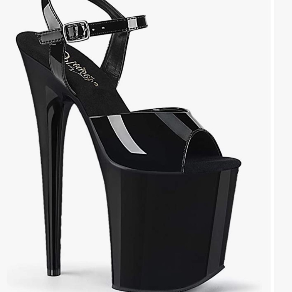 Ultra Tall Patent Leather Platform High Heels